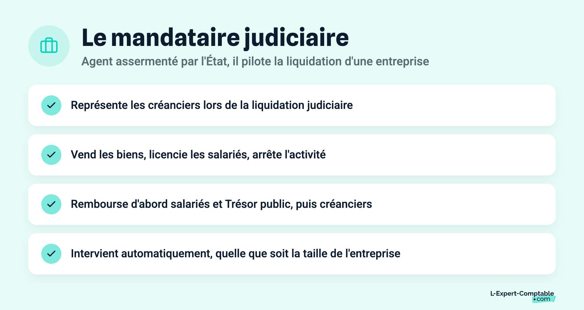 Le mandataire judiciaire